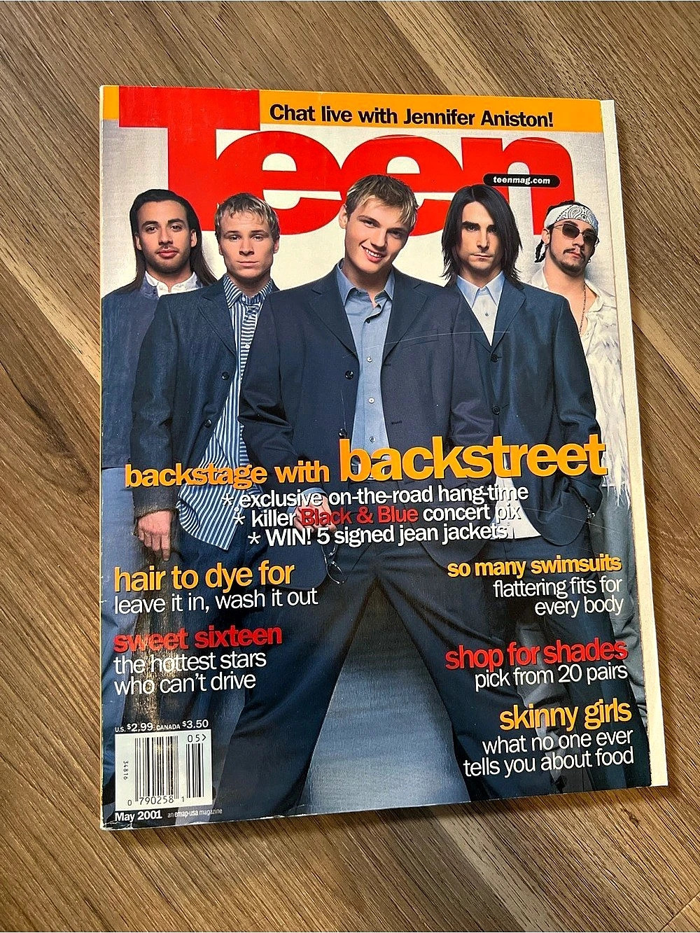 Vintage Teen Magazine Teen People, May 2001 issue Backstreet Boys May 2001
